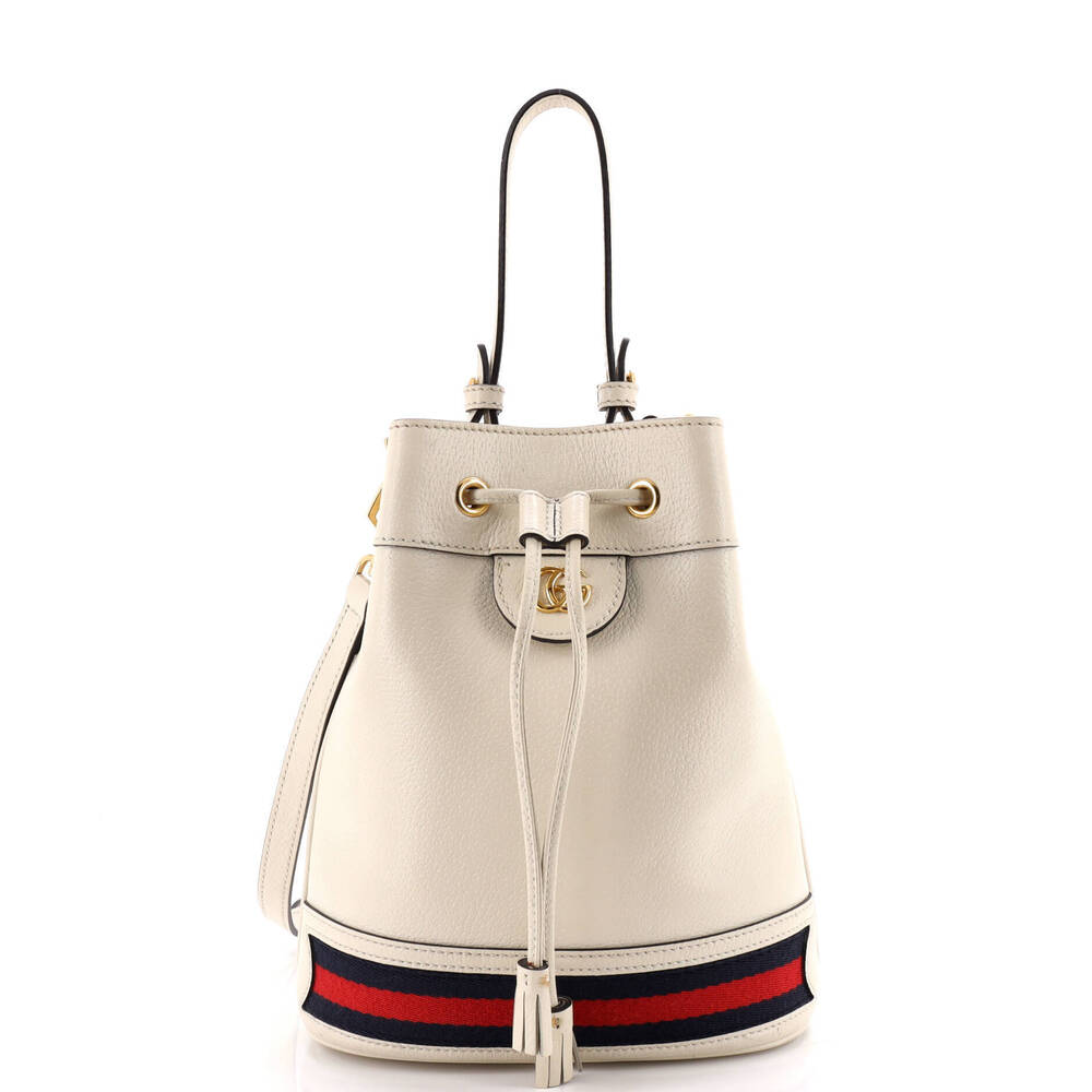 Gucci Small Ophidia Bucket Bag Leather